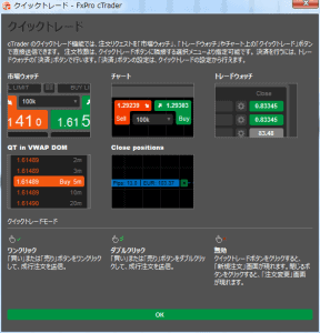cTraderクイックトレード