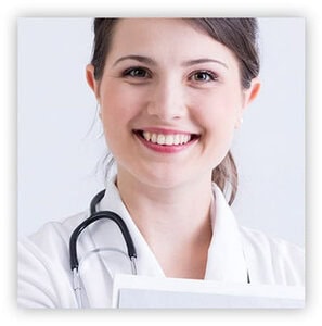 medical doctor medical answering service doctor smiling