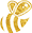 bee logo bee logo