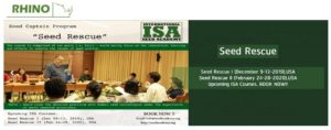 Seed Rescue Course