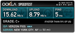 Speedtest without VPN