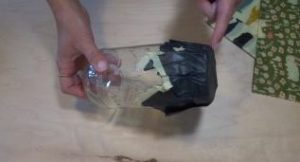 wax wrap on a jar