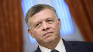 King Abdullah II of Jordan, February 3, 2015, in Washington, DC. (AFP/Brendan Smialowski)