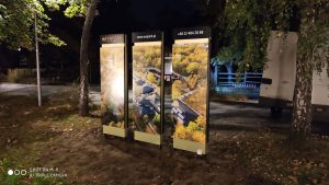 Elementy informacyjne ośrodka wypoczynkowego i spa