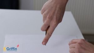 Digital Pronate Pencil Grasp side view