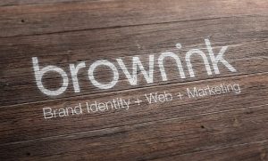 brown-ink-logo-white-paint-on-timber brown-ink-logo-white-paint-on-timber