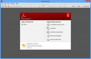 De adobe reader software kun je online gratis downloaden op de website van Adobe