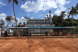 A 9 MW- Gas Engine Power Plant (PLTMG), located in Sasah Seri Bay, Kuala Lobam, Bintan Regency, Riau Islands