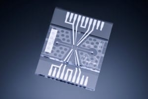 Microfluidic BioChip for the Ampha Z32 Impedance Flow Cytometer