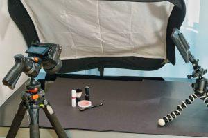 e-commerce photography light box set-up