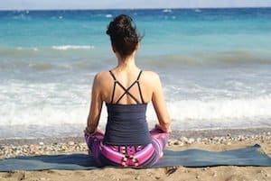 free meditation on Cronulla beach