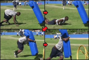 Popsicle Drill youth football tackling drill