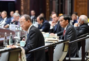 President Jokowi attends Session I of the 2016 G20 Summit on Sunday (4/9), at Hangzhou International Expo Center (HIEC), Hangzhou, the Peoples Republic of China