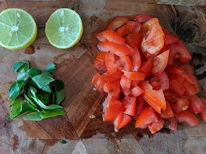 Prep for Lemon Rasam