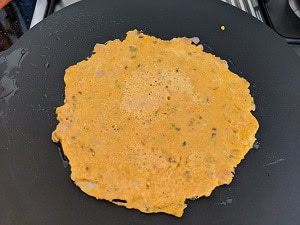 Oats Chilla is ready to eat