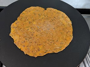 Lauki thepla cooking ontawa