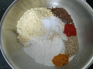 Ingredients for Sattu Pancakes