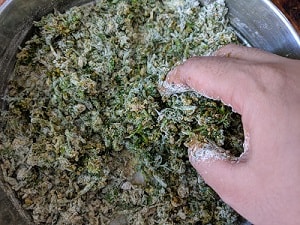 Adding chickpea flour or gram flour