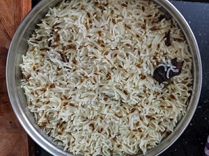 Jeera Rice is ready to serve