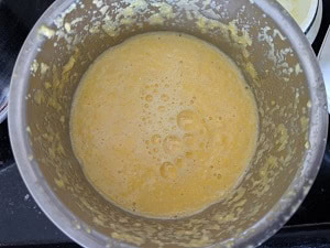 Thick sweet corn puree to thicken the soup