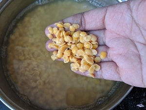 Soaked Toor Dal