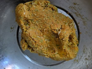 Dough for the muthiya is ready