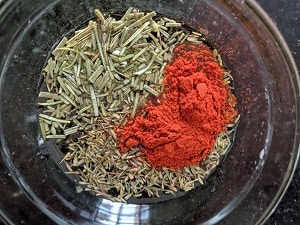 Herbs in Olive oil
