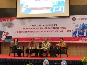 the atmosphere of thematic forum event of the Coordinating Agency for Community Relations (Bakohumas) at Holiday Inn Hotel, Bandung, West Java, Thursday (18/10). (Photo by: Mita/Public Relations).