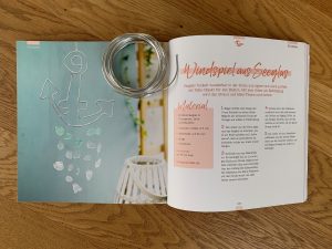 Balkondeko DIY Windspiel