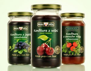 Etykiety konfitur Premium Rosa