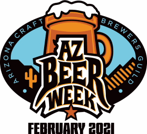 logo which reads, "AZ Beer Week February 2021"