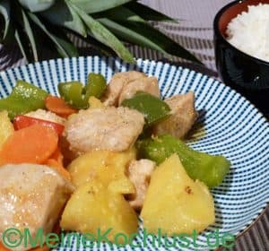 Hühnerbrust mit Ananas
