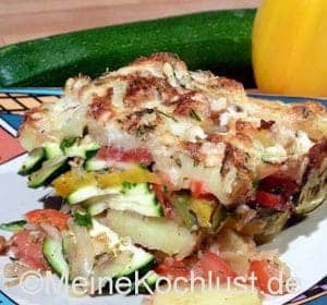 Zucchini-Kartoffelauflauf