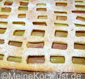Rhabarberkuchen Blech