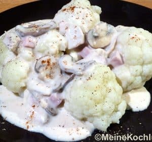 Blumenkohl mit Käsesauce