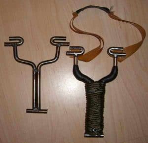 Wire frame slingshot