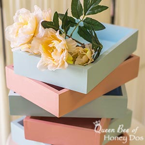 DIY tray boxes