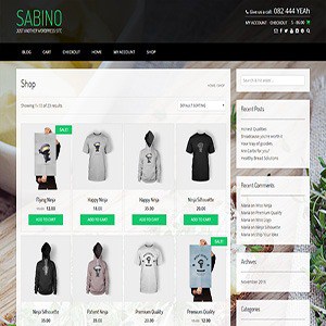 قالب فروشگاهی Sabino وردپرس
