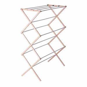Household Essentials Collapsible Wooden Drying Rack