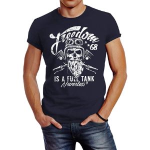 Neverless-Camiseta-hombre-calavera-Freedom-camisetas-de-calaveras