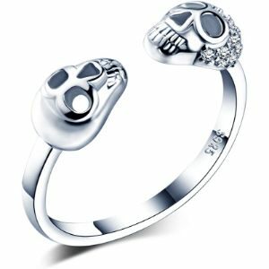 anillos de calaveras para mujer