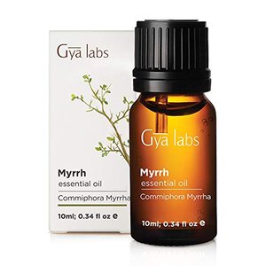 Gya labs myrrh essential oil for arthritis joint swelling relief