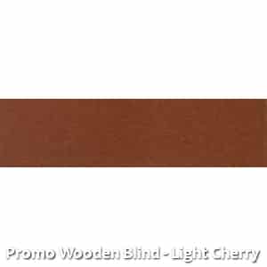 Promo Wooden Blind - Light Cherry