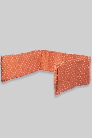 מגן ראש למיטת תינוק - משולשים חום