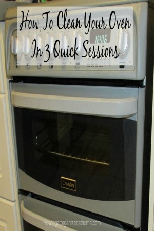 How To Clean Your Oven In 3 Quick Sessions If you struggle to clean your oven in one go, then don't! Do what I do and break this down into 3 separate cleaning sessions. Click the link to read!
