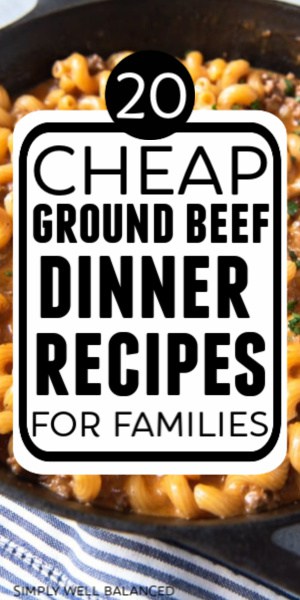 Cheap ground beef dinner recipes for families