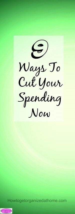 9 Ways To Cut Your Spending Now 9 ways to cut your spending now! You can reduce the amount you spend, it isn't as difficult as it sounds! You can do it you can cut your spending now!