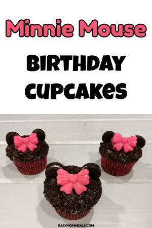 Easy Diy Minnie Mouse Cupcakes Easy Mom Meals