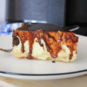 Twix Air Fryer Cheesecake
