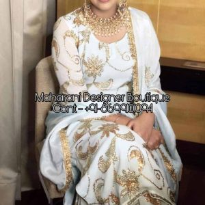 white punjabi suits party wear